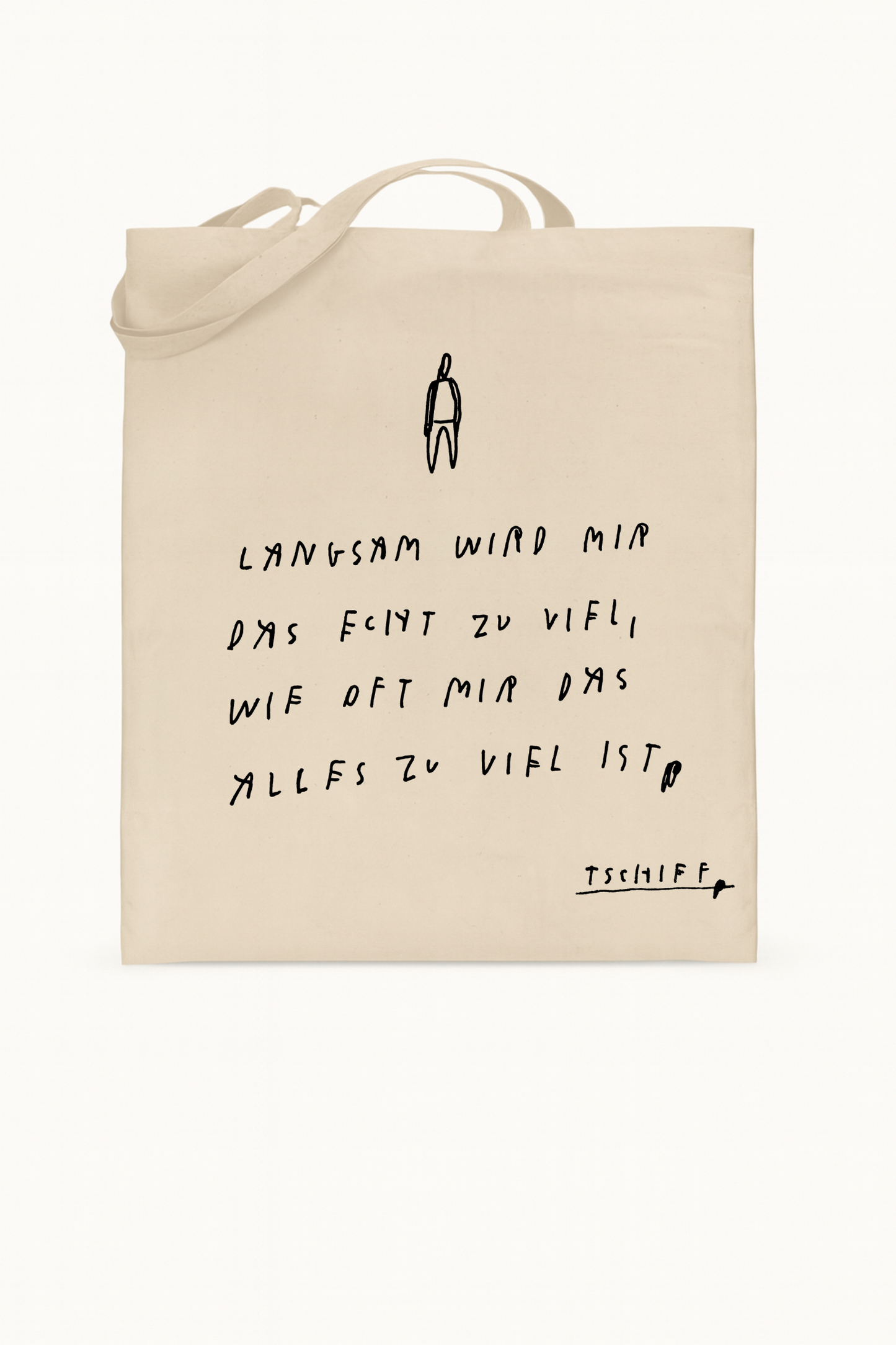 ZU VIEL [BAUMWOLLBEUTEL]