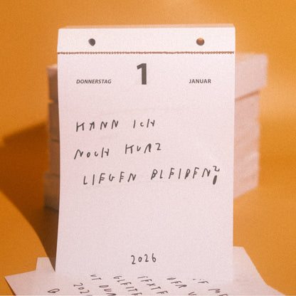 ABREISSKALENDER [2026]