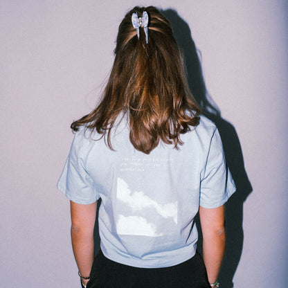 WOLKEN [BABY TEE / BLAU]