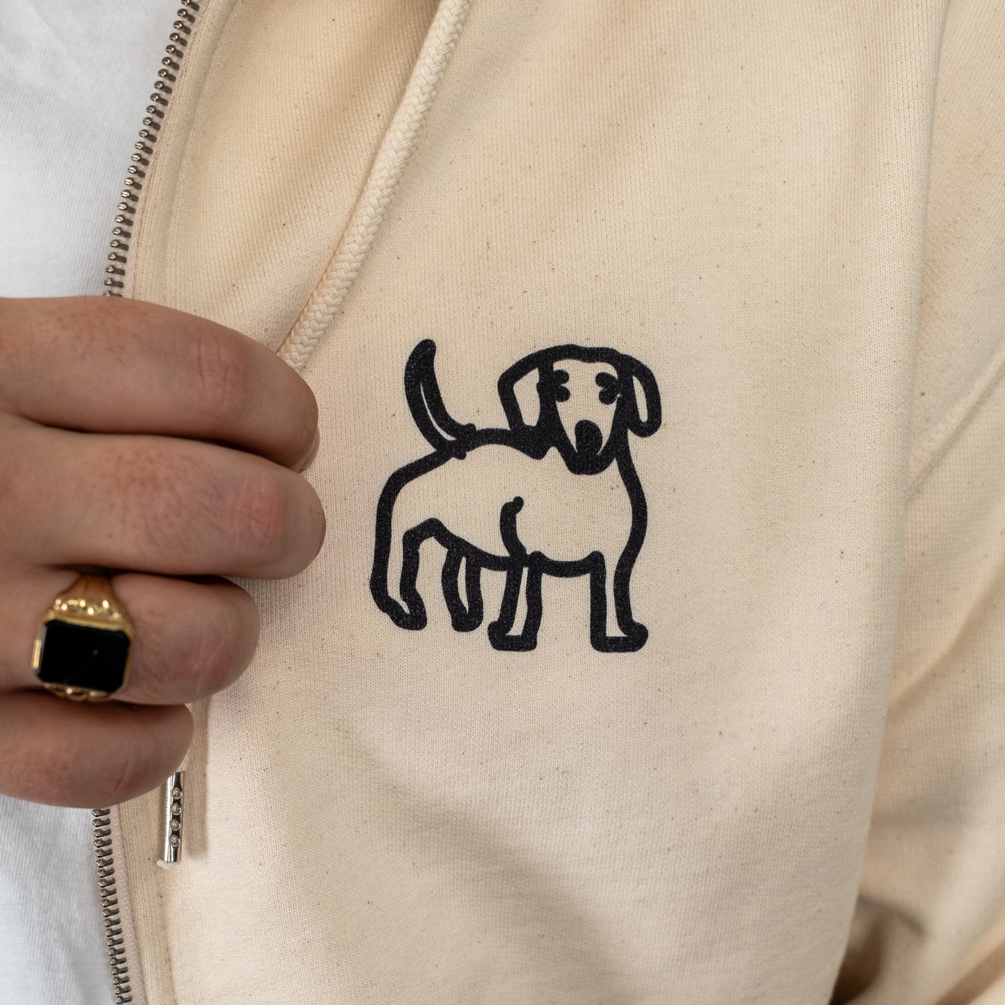 DACKEL MILLIE [ZIP HOODIE]