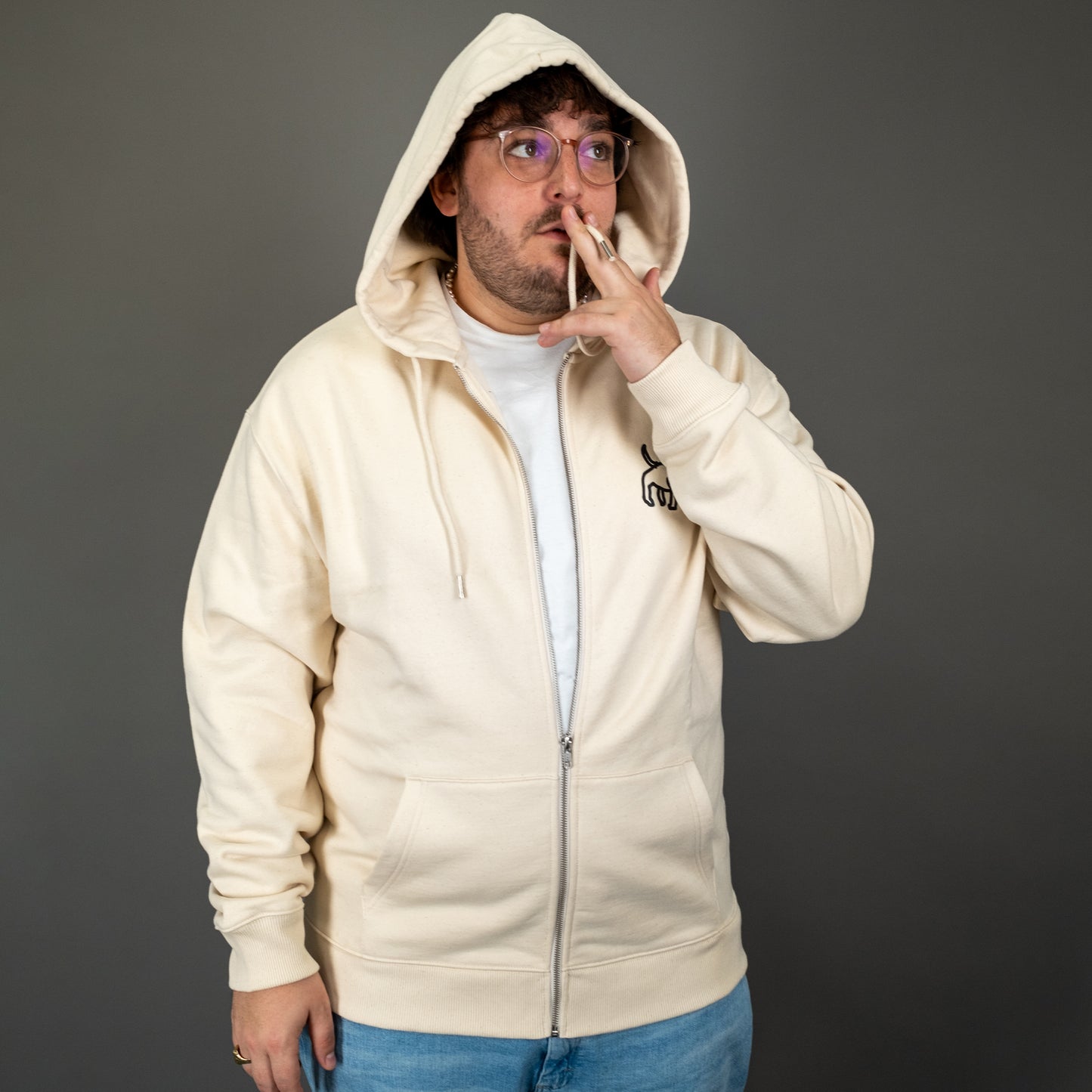 DACKEL MILLIE [ZIP HOODIE]
